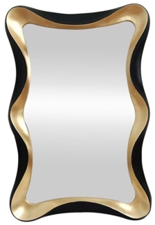 riess-ambiente Wandspiegel ALICE 120cm gold-schwarz – organische Form, variabel, Accessoire (Einzelartikel, 1-St), dekorativer Spiegel als Hingucker – ideal für Wohnzimmer und Flur