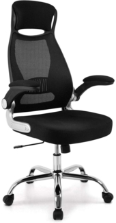 Bürostuhl Schreibtischstuhl Ergonomisch Chefsessel Schwarz 64x64x127.5cm