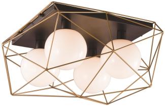 Luce Design Abraxas PL4 ORO Deckenleuchte 4-flammig ECO Light