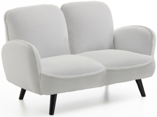 Atlantic Home Collection BEN, 2-Sitzer, Schafwollimität, weiss