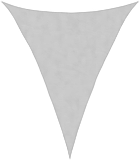 vidaXL Sonnensegel Hellgrau 3x4x4 m 100% Polyester Oxford 4000916