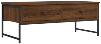 Couchtisch, Sofatisch Braun Eichen-Optik 101x49x39,5 cm Holzwerkstoff