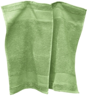 Erwin Müller Gästehandtuch Gästetuch "Karlsruhe" 2er-Pack, Frottier (2-St), Walk-Frottier Uni