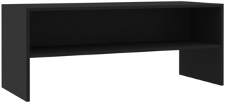 TV-Schrank Lowboard TV Schwarz 100x40x40 cm Holzwerkstoff