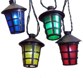 FHS LED-Lichterkette 05450 LED-Party-Lichterkette 20er Laterne Lampion