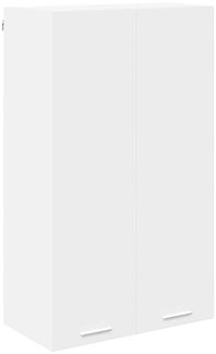 vidaXL Hängeschrank mit Speicher Weiß 60 x 31 x 100 cm Holzwerkstoff 884354