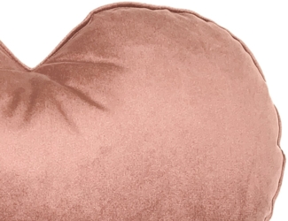 beties Dekokissen Samt&Sonders, Herz Kissen gefüllt altrosa