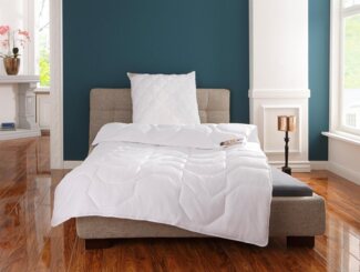 my home Microfaserbettdecke Rike, Bettdecke 135x200 cm, 155x220 cm, Füllung: Polyester, Bezug: Polyester, Bettdecken, Sommer, Winter, 4 Jahreszeiten, Decke kochfest bis 95°C