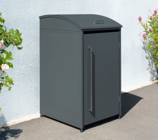 Westmann Metall Mülltonnenbox Moderna 1 | 1x240 L | Anthrazit | 83x72x135 cm