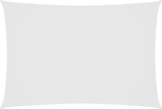 vidaXL Sonnensegel Oxford-Gewebe Rechteckig 2,5x4,5 m Weiß 135263