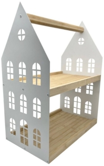 UNUS HOME Etagere Etagere Haus Design, (weiß aus Metall und Holz), Serviertablett Servierständer Serviergestell Servierplatte Holzetagere