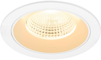SLV NUMINOS® L, Deckeneinbauleuchte, 3000 K, 55°, IP20, rund, weiß - Downlights