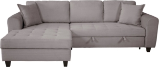 Trends by HG Ecksofa Moritz, L-Form, inkl. Bettfunktion und Bettkasten, inkl. 2 Zierkissen