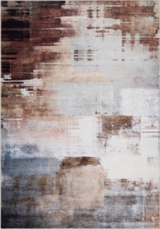 Tapiso Designteppich ASH, rechteckig, Höhe: 8 mm, Rutschfest, pflegeleicht, weicher Kurzflor