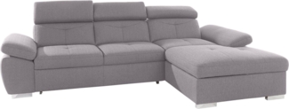 exxpo - sofa fashion Ecksofa Spring, super bequem, mit Armteil- und Kopfteilfunktion, OTTOs Choice, L-Form, wahlweise mit Bettfunktion und Bettkasten