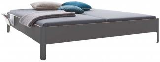 NAIT Doppelbett 160 x 220cm Anthrazit ohne Kopfteil