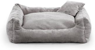 FAVRE Tierbett Soft Stripe Hundebett, Katzenbett, Farb- und Größenwahl, 100&% Polyester