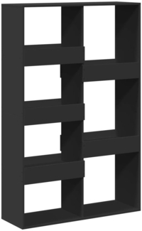 vidaXL Bücherregal Schwarz 100x33x155,5 cm Holzwerkstoff 3309394