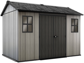 Dmora Gartenhaus Dartmouth, Gartenhütte, Gartenhaus, Werkzeugschuppen, 350x229 h254 cm, Grau