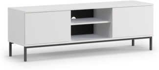 AX LIVING Lowboard TV „Queba QT05“ – 150cm Breite Modernes Design Weiß