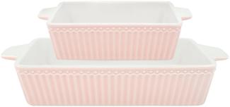 Greengate Alice Auflaufform pale pink klein Set2