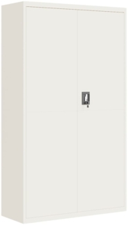 vidaXL Aktenschrank Weiß 105x40x180 cm Stahl 339768