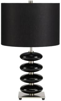 Elstead Lighting Onyx 1-Light Tischleuchte Schwarz 60cm E27