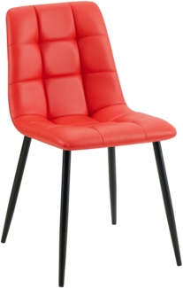 CLP Esszimmerstuhl Antibes Kunstleder,rot