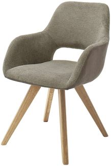 Schalenstuhl >ASELLA< in cappuccino - 56x86x64 (BxHxT)