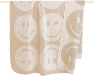 Wolldecke Smiley, PAD, Made in Europe