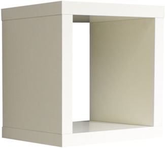 Würfelregal Elenore 40x40x41 Bücherregal Regal weiß matt lack 14843