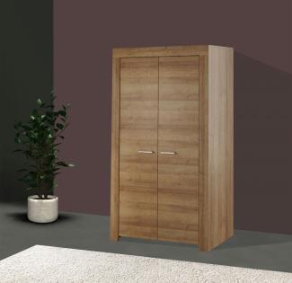 Stauraumschrank "Sky" Kleiderschrank 110cm eiche riviera