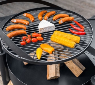 CookKing Grillrost inkl. Griff, Stahl, grau, Ø 60 cm
