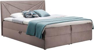 Boxspringbett Trifoli V, Farbe: Kronos 27