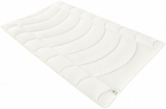 irisette GREENLINE Baumwollbettdecke Steppbett Irisette Greenline Megafil® Bio, Füllung: 100% Polyester – Megafil® Bio-Faser / recycelt / biologisch abbaubare Fasern*, Bezug: haut­sym­pa­thisch, waschbar bis 60°C, allergikergeeignet, umweltbewusste Sch...