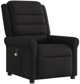 vidaXL Massagesessel Schwarz Stoff 4015648
