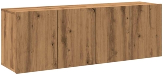 vidaXL TV-Wandschränke 2 Stk. Artisan-Eiche 60x30x41 cm 857665