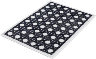 Kleine Wolke Badematte Vienna, Höhe 5 mm, rutschhemmend beschichtet, fußbodenheizungsgeeignet, Polyester, rechteckig, Badteppich, geringe Höhe, modernes Design, waschbar