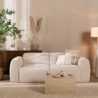 Bronx71 Sofa Maine 2,5-Sitzer Bouclé off white