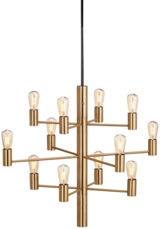 Herstal Manola Kronleuchter 12-flammig messing E14