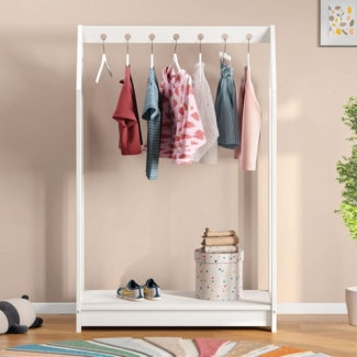 IDIMEX Kinderkleiderschrank SALLY Kinderkleiderständer kinderzimmer Garderobe Kindermöbel