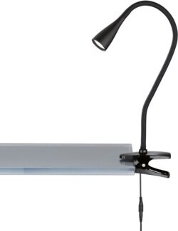 FHL easy 850636 LED Klemmleuchte Nox schwarz 3000K