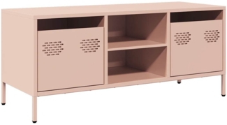vidaXL TV-Schrank Rosa 101,5x39x43,5 cm Kaltgewalzter Stahl 851299