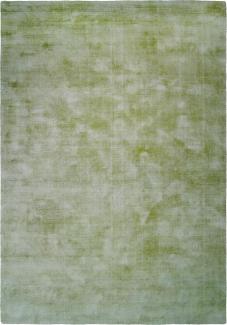 Teppich SchoenesWohnen24 Luxury 110 Edelgrün 80cm x 150cm