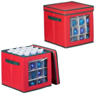 Weihnachtskugel Aufbewahrungsbox 2er Set