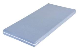 MSS Schaumstoffmatratze, Polyester, Blau, 100x190 cm