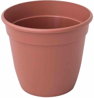 Standard-Pflanztopf 16 x 13,9 cm, terracotta Rundes Kunststoffgefäß mit Bodenlöchern