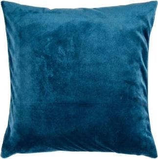 Pad Kissenhülle Samt Smooth Denim Blue (50x50 cm) 10424-K65-5050