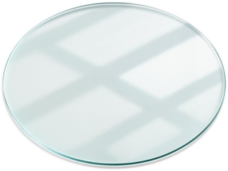 Tulup Tischplatte Rund Tisch Glasplatte Ersatz Transparent Glas, Couchtisch Glasplatte