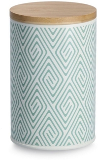 Vorratsdose mit Bambusdeckel, mint - 1000ml, Ø 10,5cm